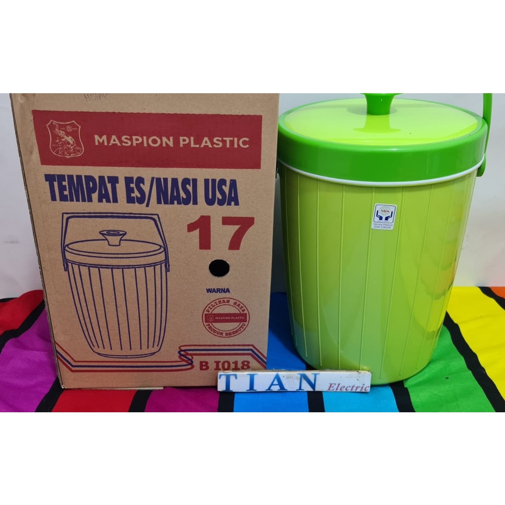 MASPION B-I018 Ice - Rice Bucket USA / Tempat Es - Nasi USA 17 Liter