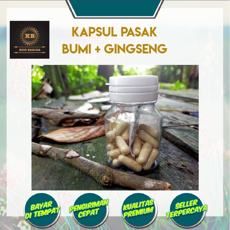 Kapsul pasak bumi Kalimantan 30 butir asli