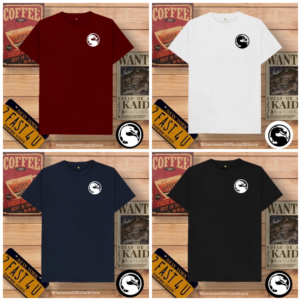 Kaos Distro Unisex MORTAL KOMBAT Katun Combed 30s / sablon polyflex /polyflex premium / Pakaian Pria Wanita Atasan Cowok Cewek /kaos kekinian / kaos viral / tshirt tumbrl tee basic /SIZE M , L , XL , XXL / kaus oblong oversize kaos murah best seller ready