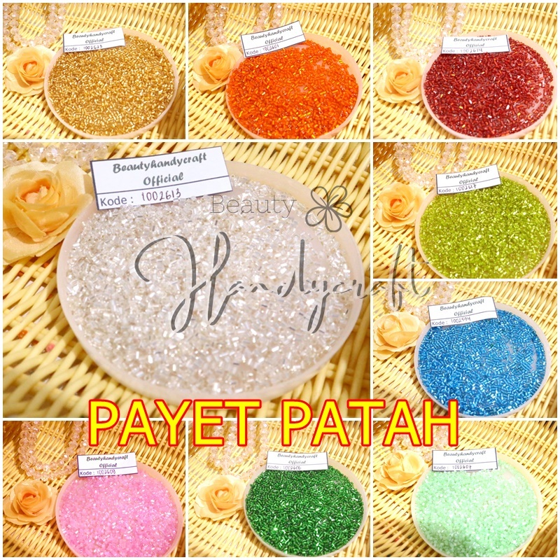 Payet patah INTI per 20gr payet baju semi jepang