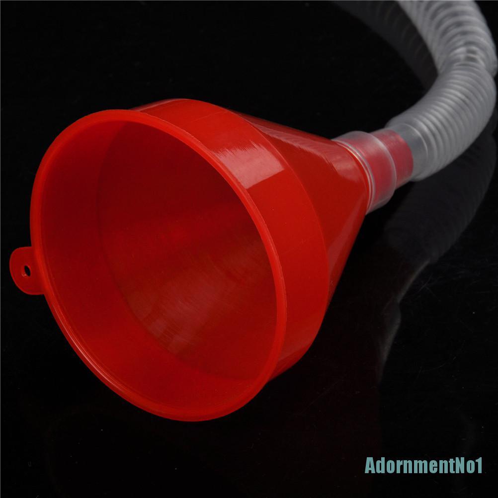 (AdornmentNo1) Corong Saringan Flexible Warna Merah Untuk Mobil / Motor