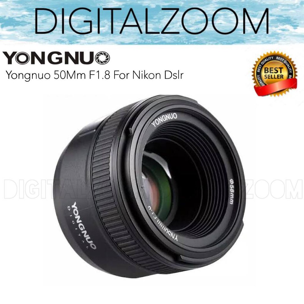 Yongnuo 50MM F1.8 For Nikon - Lensa Yongnuo