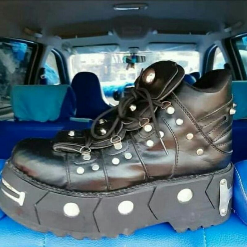 PROMO PASTI TERMURAH sepatu newrock/ sepatu pria/sepatu boots rock genuine leather