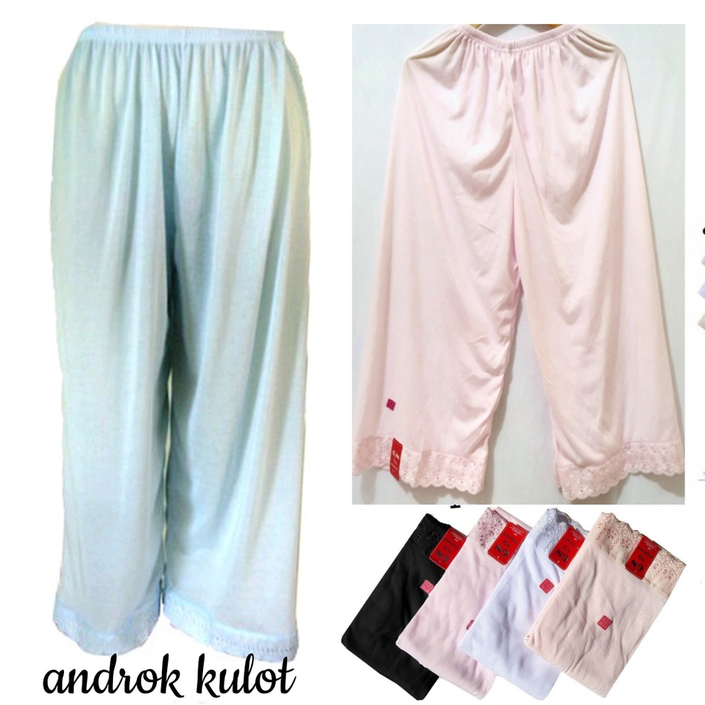 Dalaman Androk / Dalaman Celana Rok Panjang dan Pendek Wanita / Dalaman Gamis