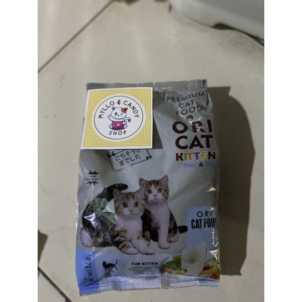 MAKANAN KUCING ORI CAT FOOD KITTEN 500GR / CAT FOOD ORI CAT 500GR