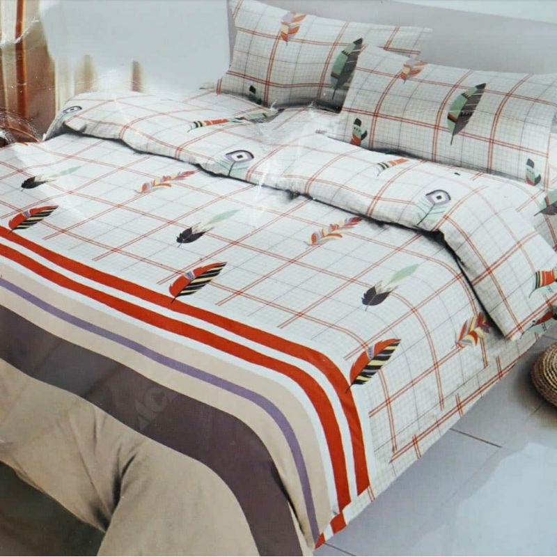 Jastip Ace Hardware - Sleeplite 210x220 Cm Bed Cover Polyester Minimix - Krem