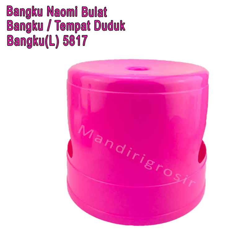 Bangku Plastik * Bangku Naomi Bulat * Tempat Duduk * Bangku(L) 5817