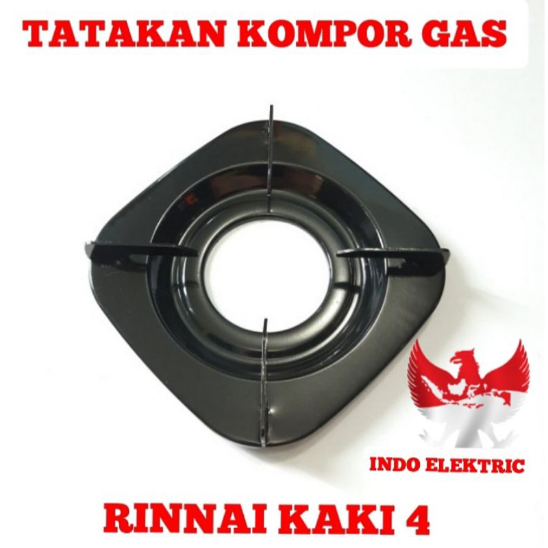 TATAKAN NAMPAN RINNAI KAKI 4 TEBAL,  DUDUKAN TUNGKU KOMPOR GAS RINNAI