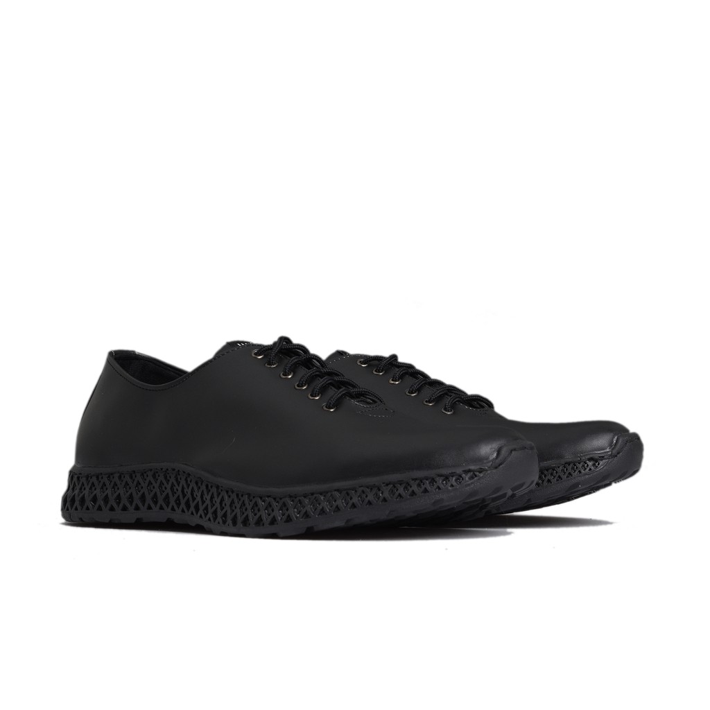 Evan Black | Sepatu Pantofel Kasual Derby Pria Cowok Ori Lokal Original Footwear | FORIND x Jack