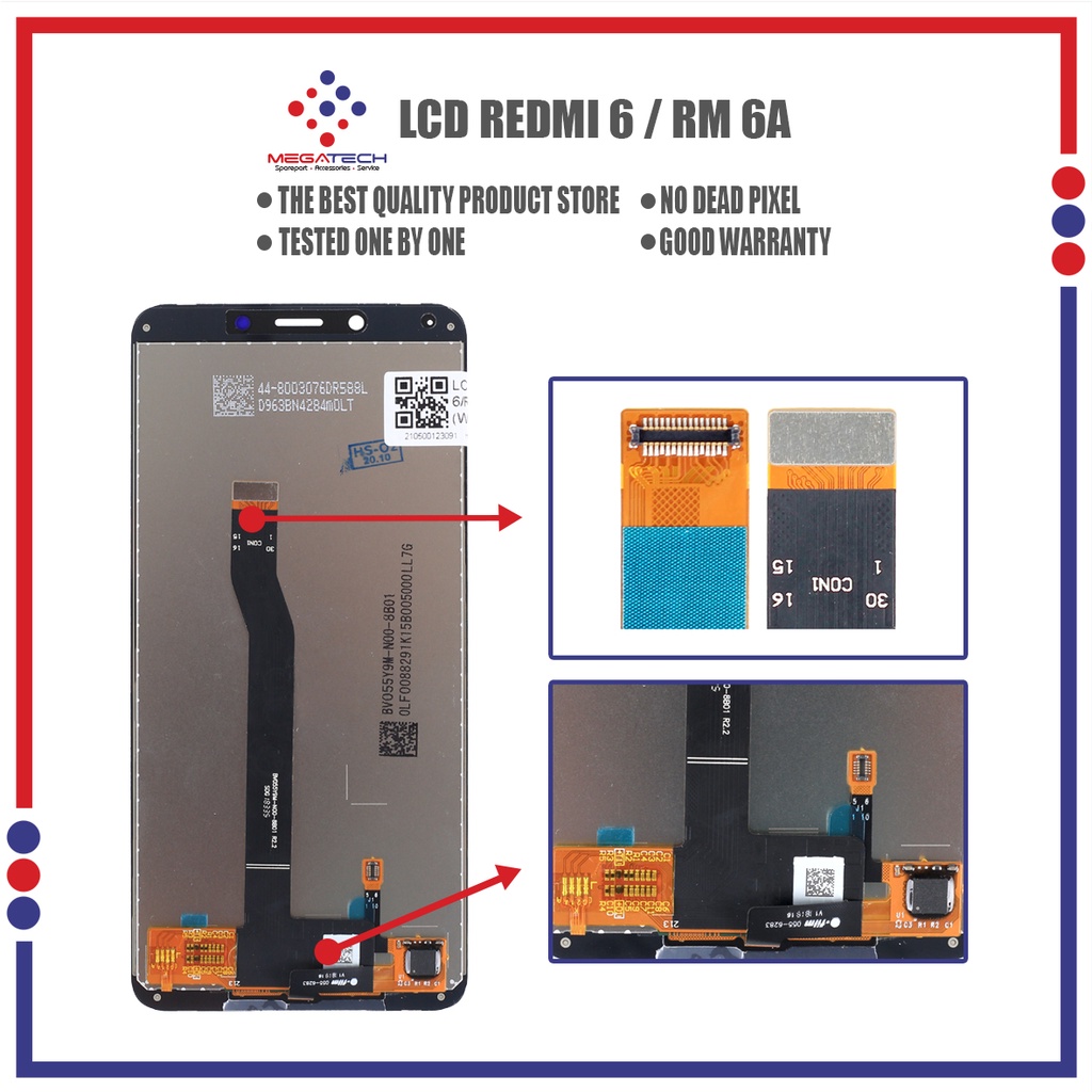LCD Xiaomi Redmi 6 / LCD Xiaomi Redmi 6a Fullset Touchscreen