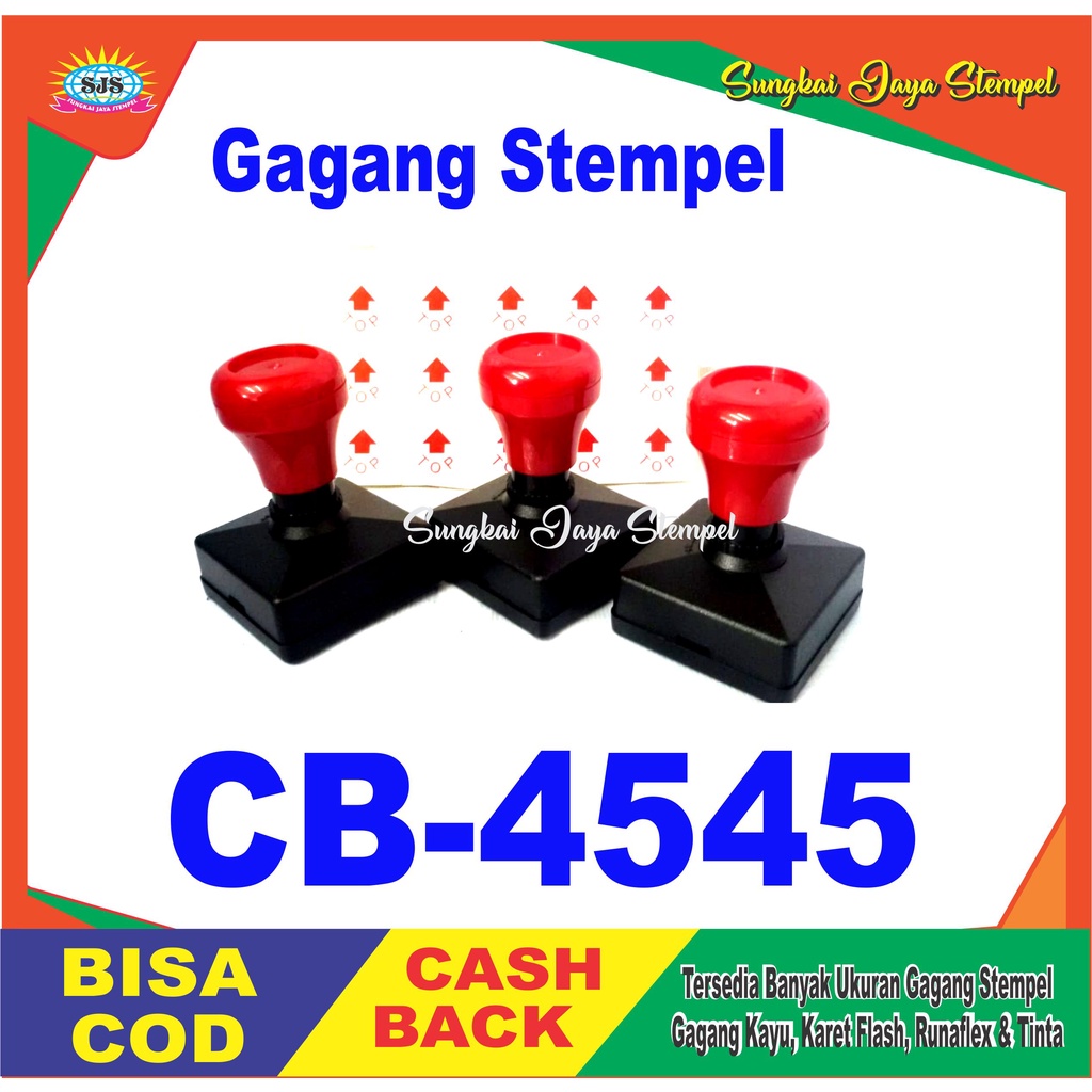 Gagang stempel kotak 4545