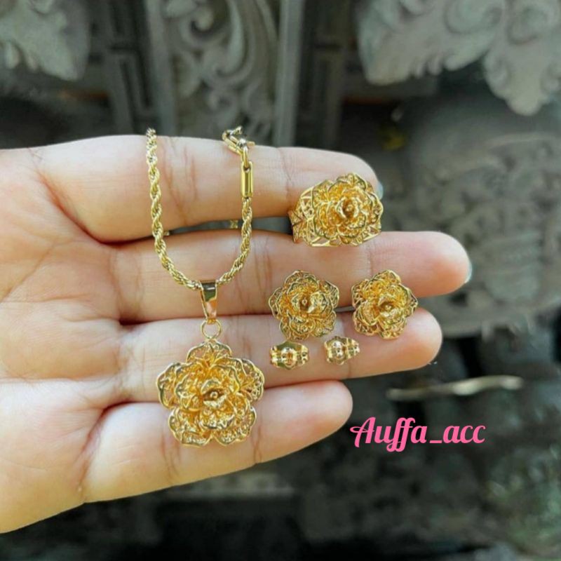 set komplit kendari / satu set perhiasan kendari komplit