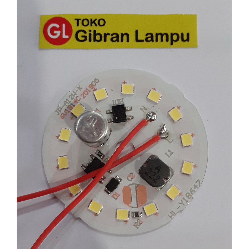 PCB Mata Lampu LED 12w KW1 Tanpa Driver - DOB LED AC 12 Watt Langsung 220V (ACR)