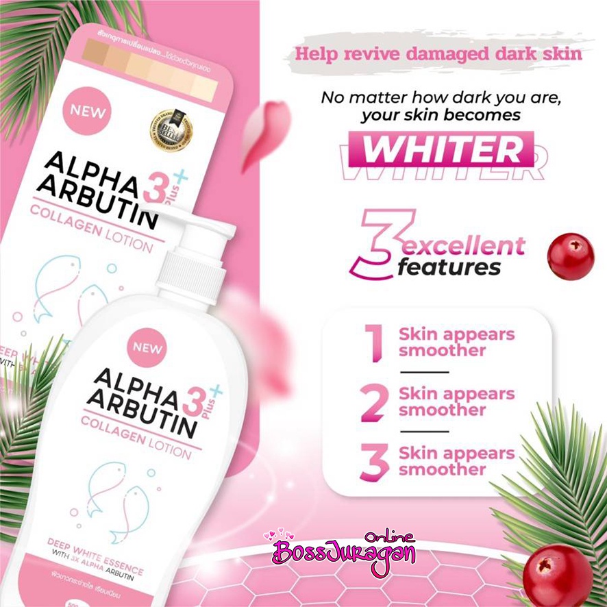 (BOSS) ALPHA ARBUTIN 3 PLUS COLLAGEN WHITENING SERIES BEST SELLER