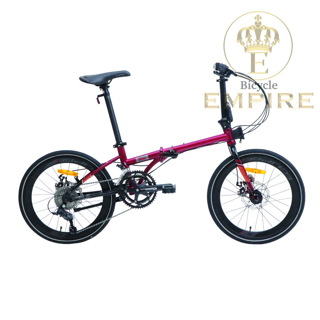 Sepeda Lipat Folding Element Nicks 20 451 2 x 9 Speed Bicycle Empire