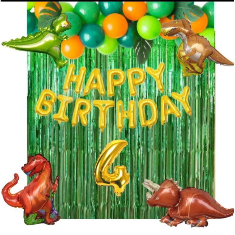 Dekorasi Ulang Tahun Dinosaurus #dinosaurus #dinoparty #dekorasidinosaurus
