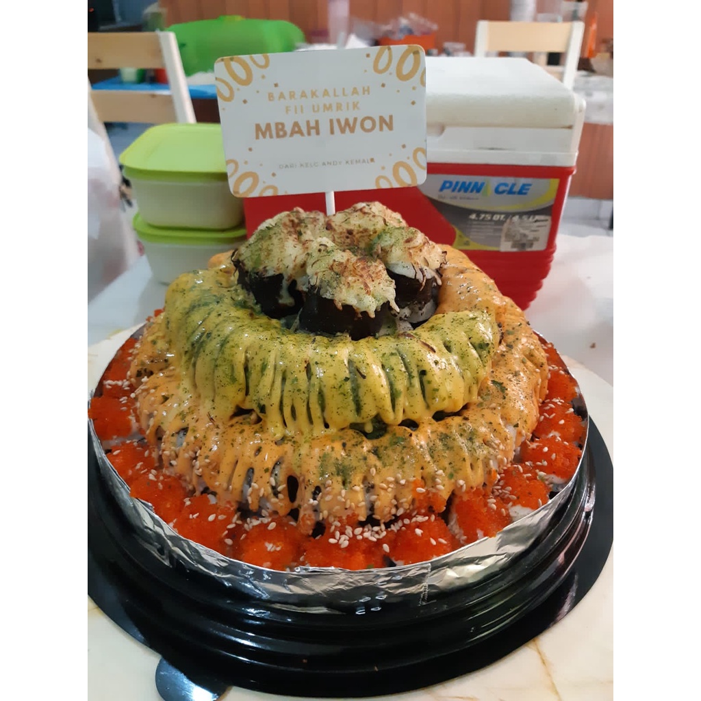 

SushiRakyat Sushi Tumpeng Ekonomis isi 100 pcs