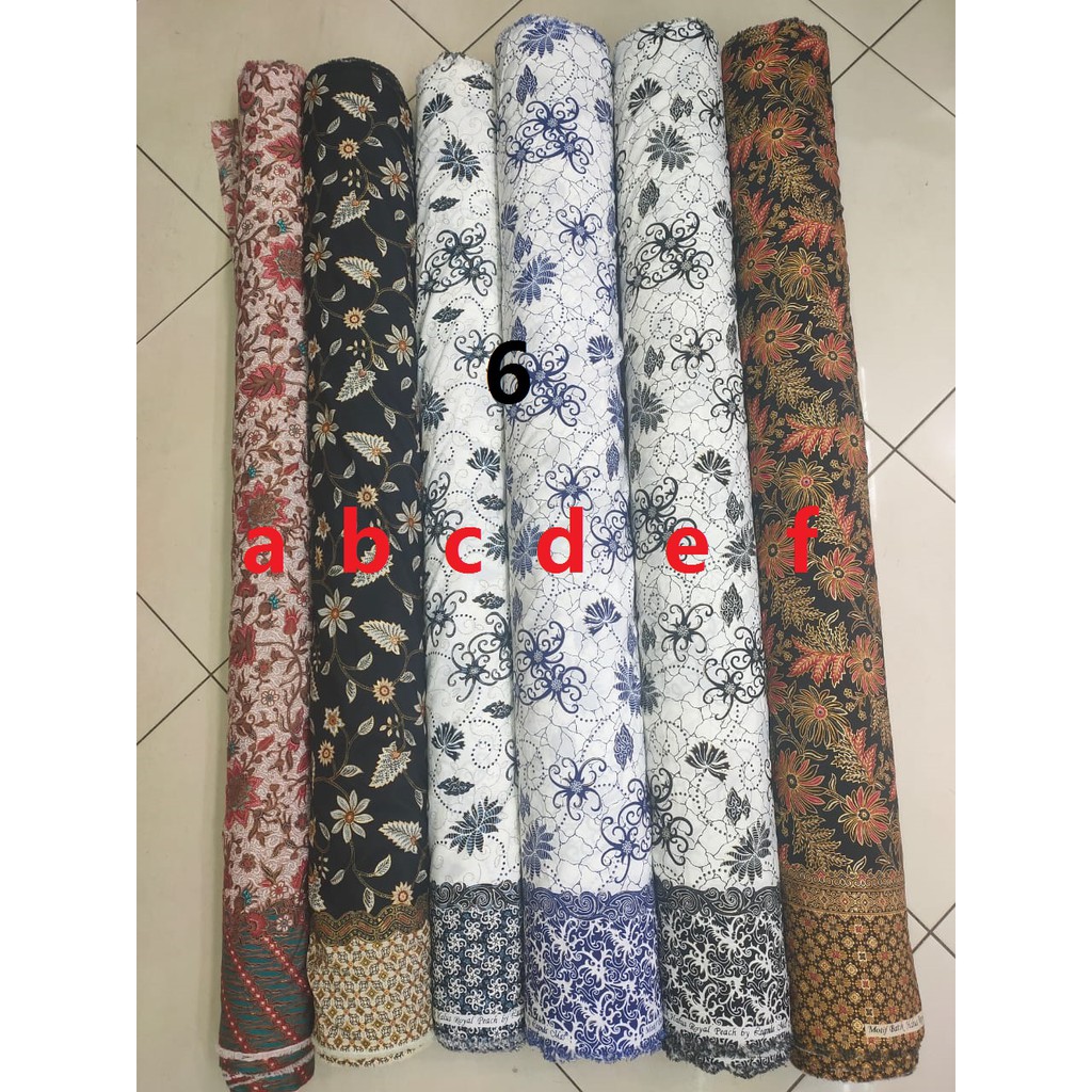 KAIN BATIK METERAN BAHAN polyester