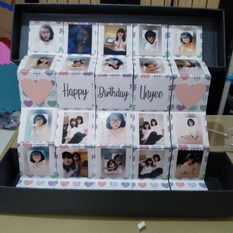 Photobox/Memory box Kado Unik Wisuda, Anniversary, Ulang tahun, dll