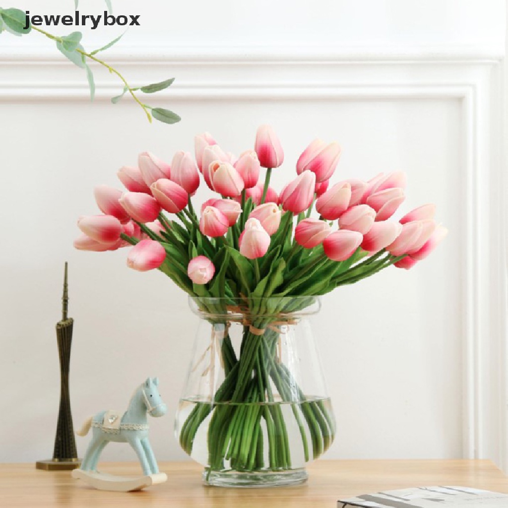 (jewelrybox) Buket Bunga Tulip Imitasi Untuk Dekorasi Rumah / Pesta Pernikahan