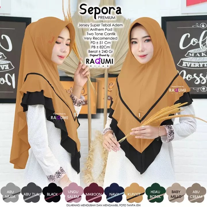 HIJAB INSTANT SEPORA ORI AHFILL / FARRAH ARJUNA HIJAB