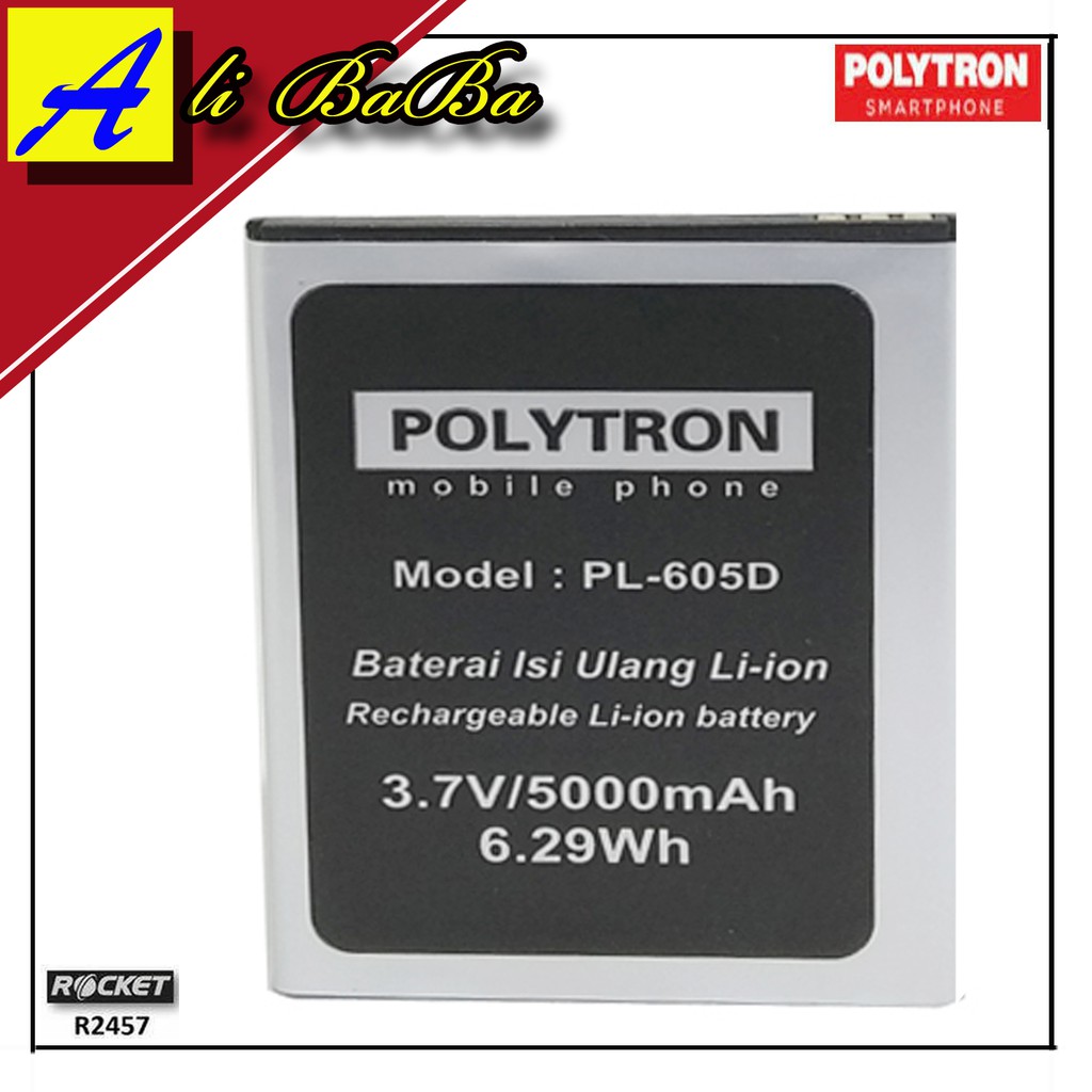 Baterai Handphone Polytron Rocket S2 R2457 Rocket S1 R2452 Pl Q5a Pl 605d Double Power Polytron Shopee Indonesia