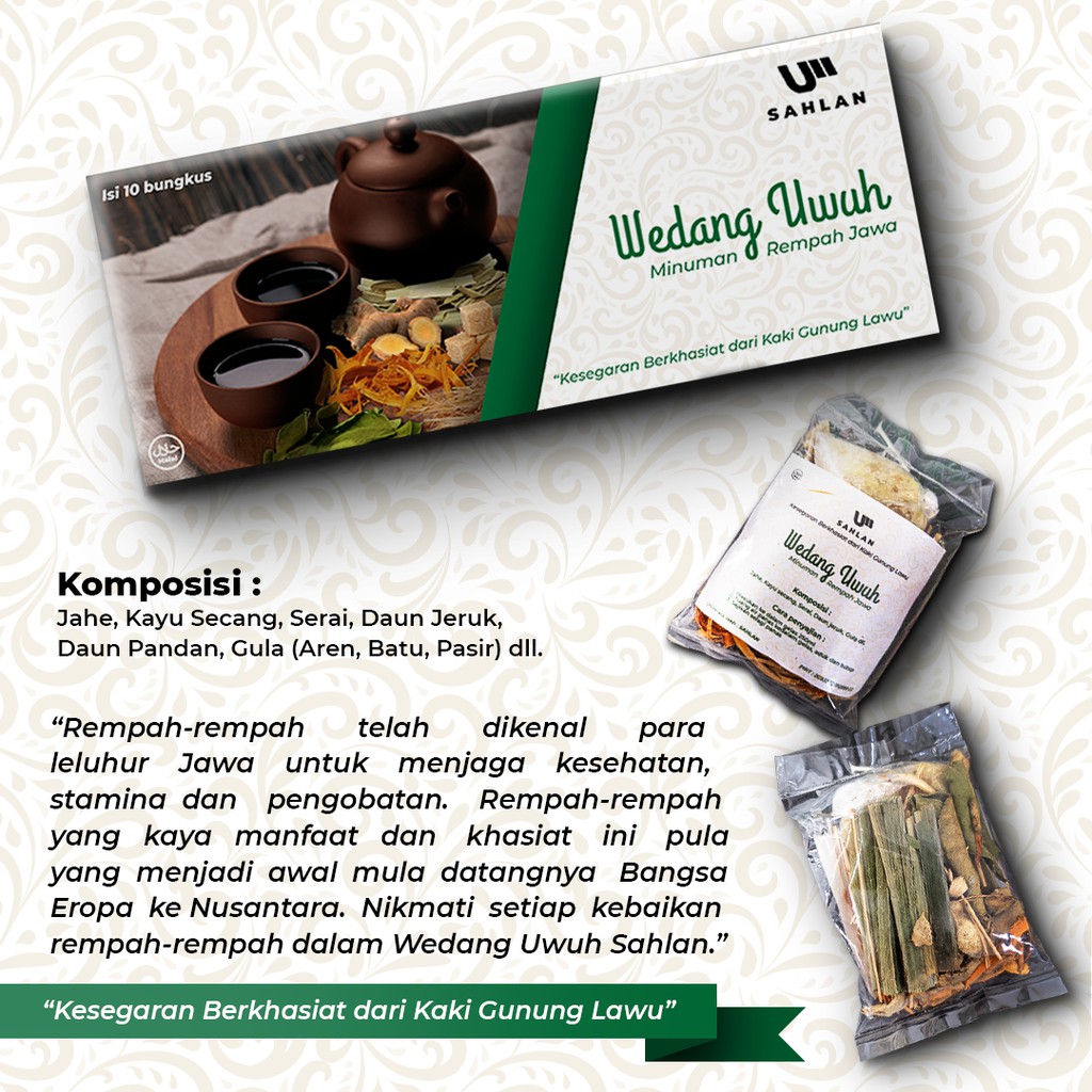 

WEDANG UWUH SAHLAN
