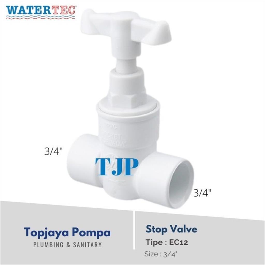 STOP VALVE PP TRUFLO 3/4&quot; EC12