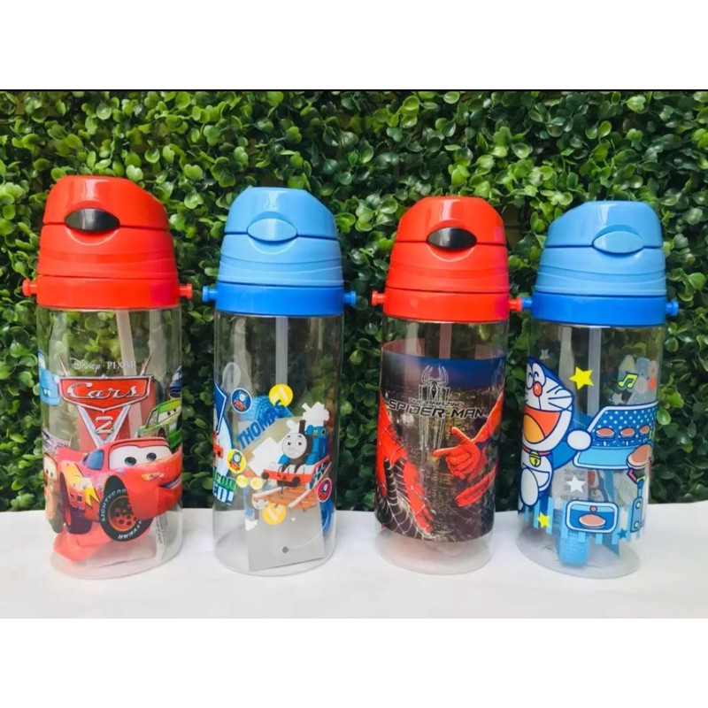 botol minum anak sedotan karakter