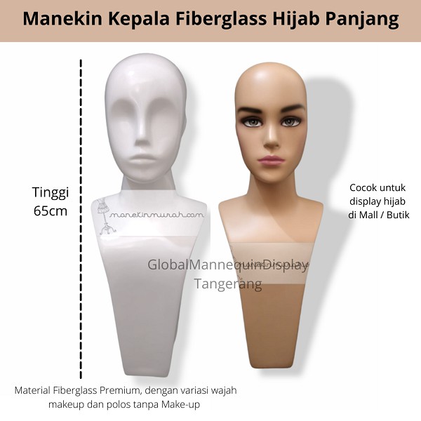 Manekin Jilbab | Manekin Kepala Dewasa | Manekin Kerudung | Manekin Hijab