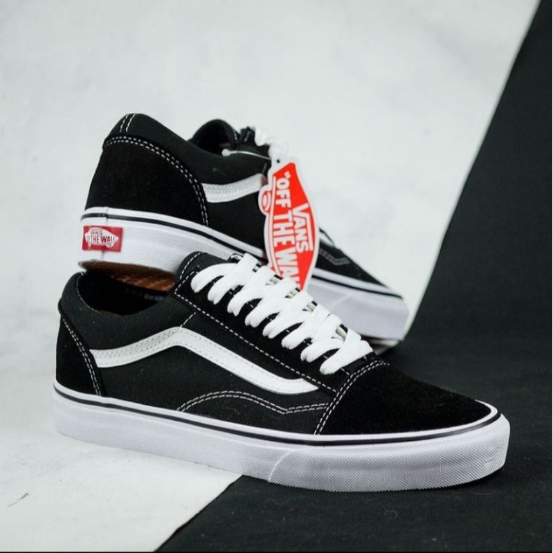 Jual Vans Old Skool Classic Black White (Global Market) | Shopee Indonesia