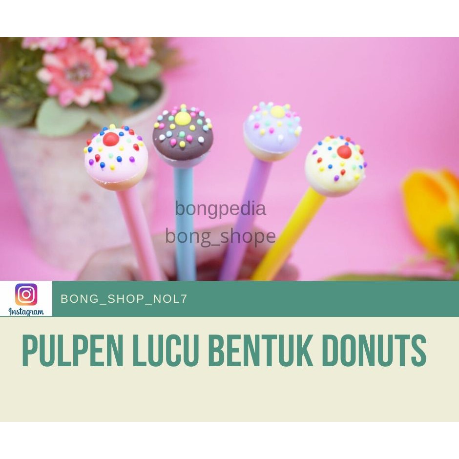 

Pulpen Lucu Bentuk Donuts|Pen Unik Bentuk Donuts|Pena Lucu Bentuk Donuts