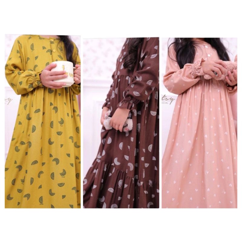 Little ditsy edisi Juli 2022 / little nightgown / ditsy nightgown / daster / Pajamas