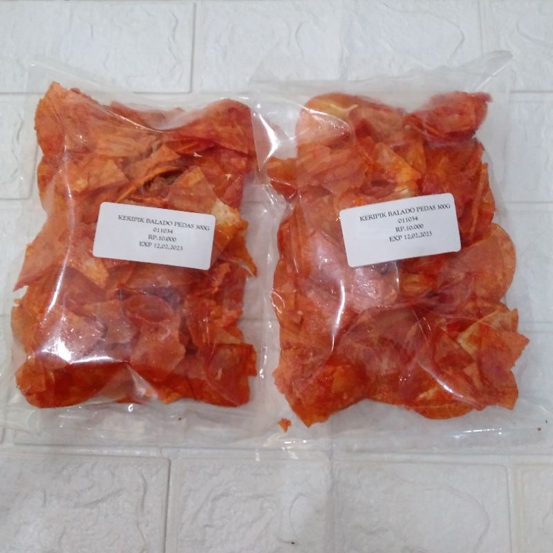 

Keripik balado pedas 300 g