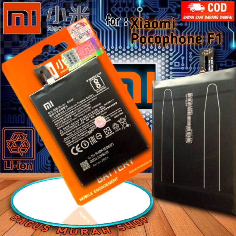 BATTERY BATRE BATERAI MI Pocophone F1 BM4E  poco F1 BM 4E REDMI NOTE 5 / REDMI NOTE 5 PRO BN45 BN-45 ORIGINAL