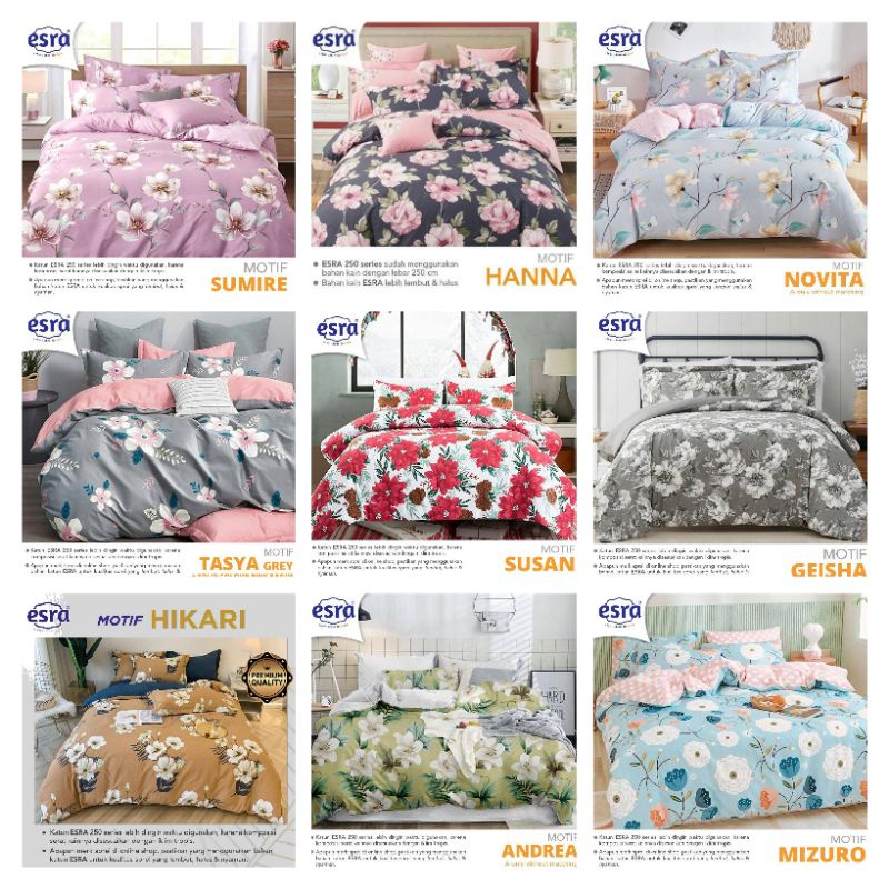 SPREI + BEDCOVER KATUN LOKAL HOMEMADE / BEDCOVER SET MOTIF DAUN / BEDCOVER SINGLE / BEDCOVER MURAH