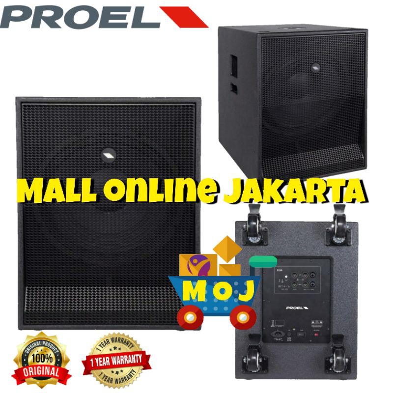 Subwoofer proel 15 inch s15 aktif s 15a aktiv s15a s15 a Sub woofer aktiv