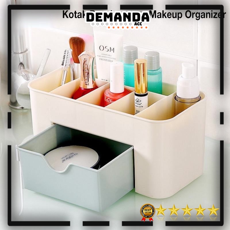 Rak Kosmetik Mini / Mini Cosmetic Storage Drawer / Kotak Penyimpanan Makeup Organizer / Rak Kosmetik Bahan plastik Tebal Untuk bermacam varian warna serbaguna / rak kosmetik serbaguna untuk menyimpan aksesoris wanita