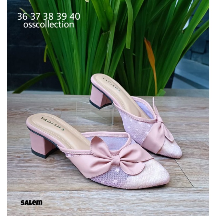 NEW ARRIVAL BISA COD | SANDAL SLOP HAK WANITA VADISHA 06 BY OSS COLECTION