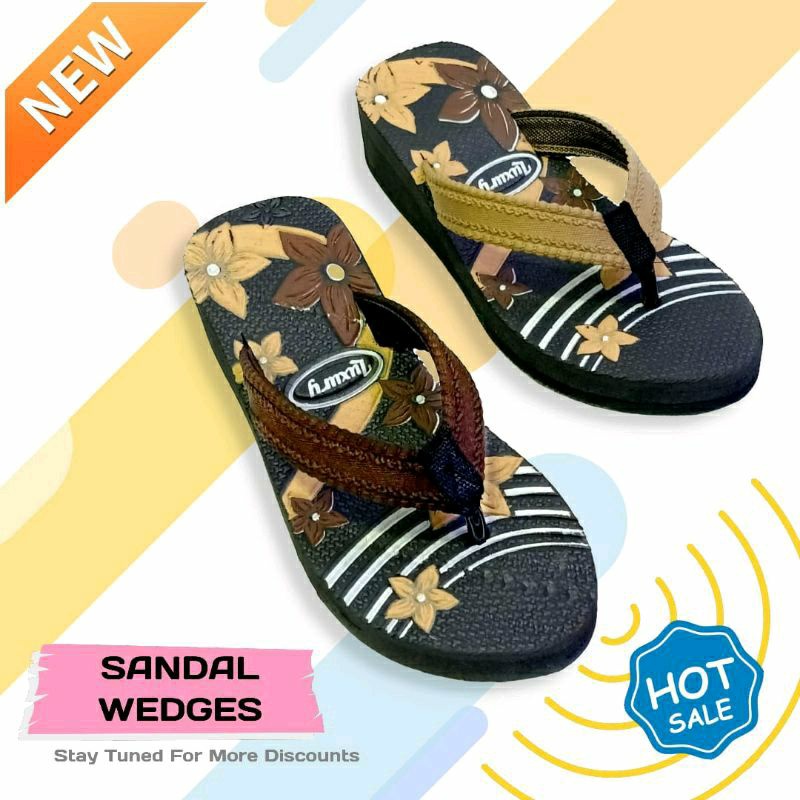 SANDAL JEPIT WANITA - SANDAL WANITA KEKINIAN - SANDAL SPON WANITA (MOZA)