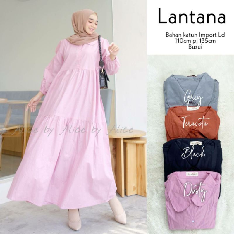 LANTANA DRESS / DRESS IMPORT / GAMIS WANITA / DRESS WANITA MURAH / iDRESS TERBARU TERMURAH