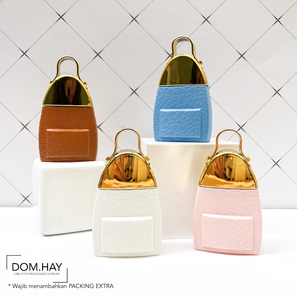 Botol Parfum Kaca 30ml Bag Pack MCM Luxury Parfume Spray   Perfume Mist Refill Aromatherapy Minyak W