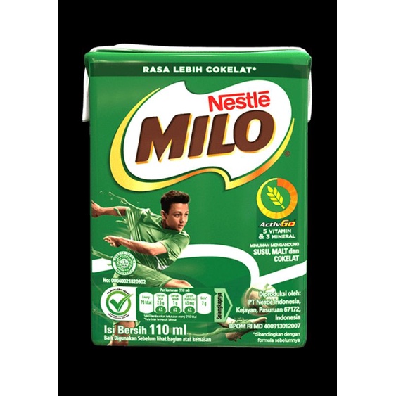 

MILO Active Go Cokelat UHT 110ml x 36pcs