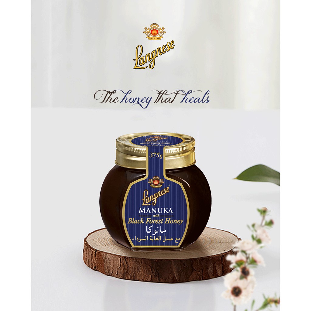 Langnese Manuka Black Forest Honey 375 gr - Madu Hutan Manuka