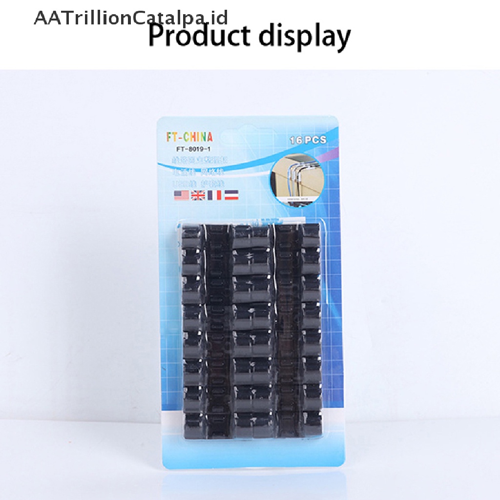 Aatrillioncatalpa 20Pcs Klip Bobbin Winder Organizer Kabel Untuk Meja