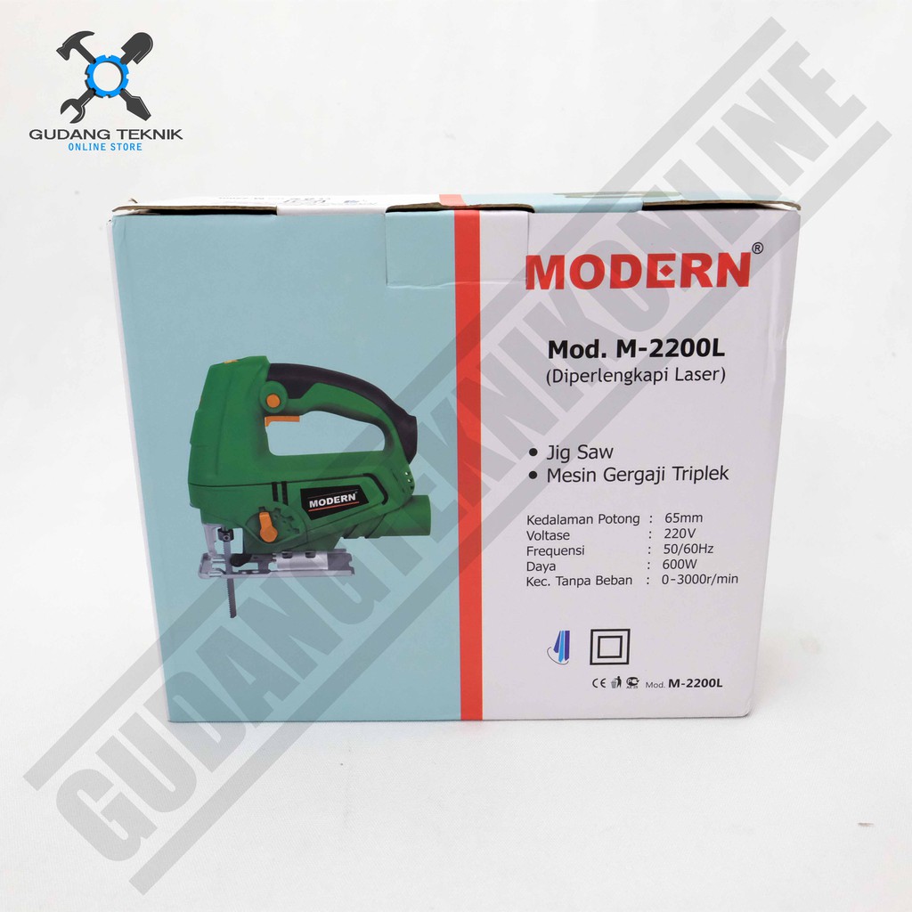 Modern M-2200L / Modern M2200L / Mesin Jigsaw Modern M 2200 L / Gergaji Jig Saw Modern M 2200L Laser