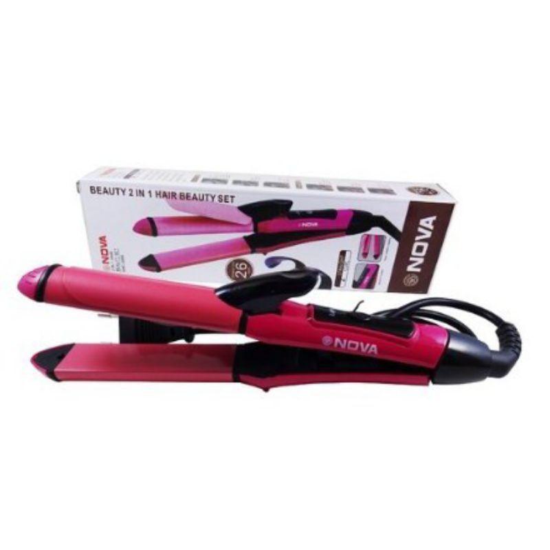 CATOK MINI 2 IN 1 NH. 2009 Curl &amp; Straight Hair Beauty Catokan Kriting Dan Lurus