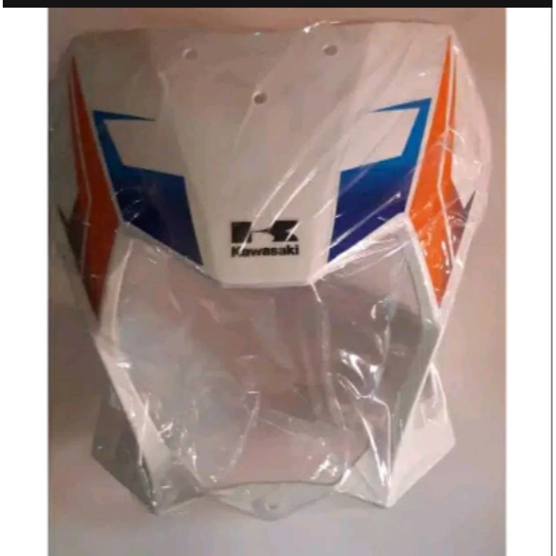 Batok kepala klx bf extreme batok klx 150 bf putih Batok klx bf