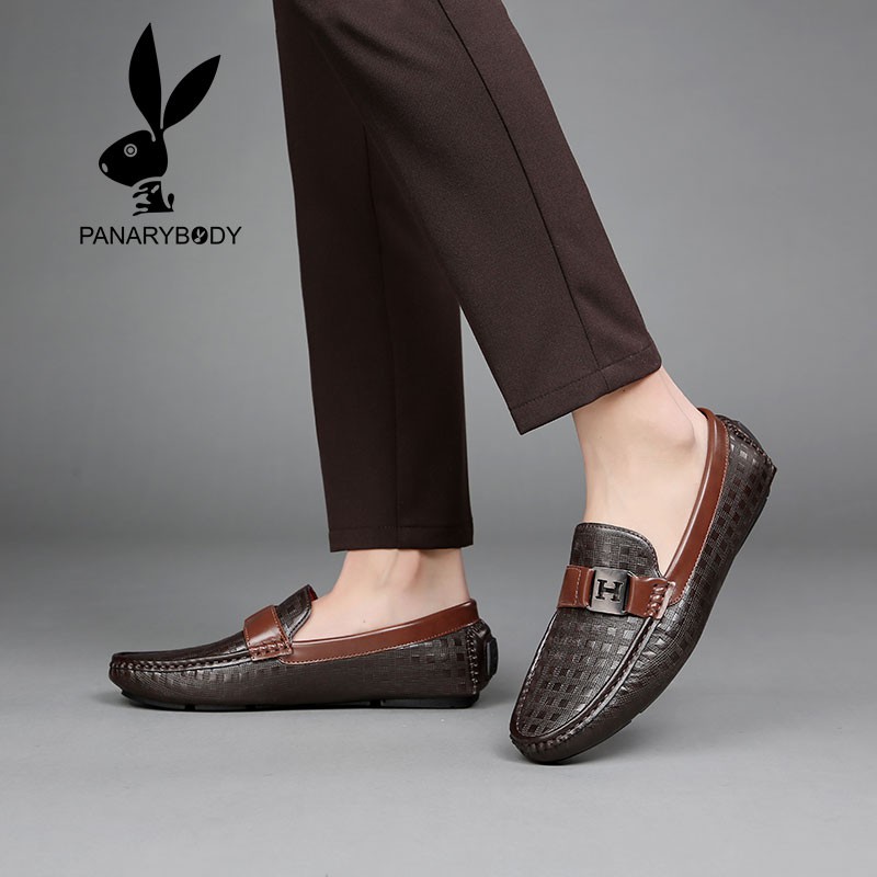 Sepatu Loafers Pria PANARYBODY Original Sepatu Formal Kasual Anti Slip Gaya Keren Outfit Kerja Meeting