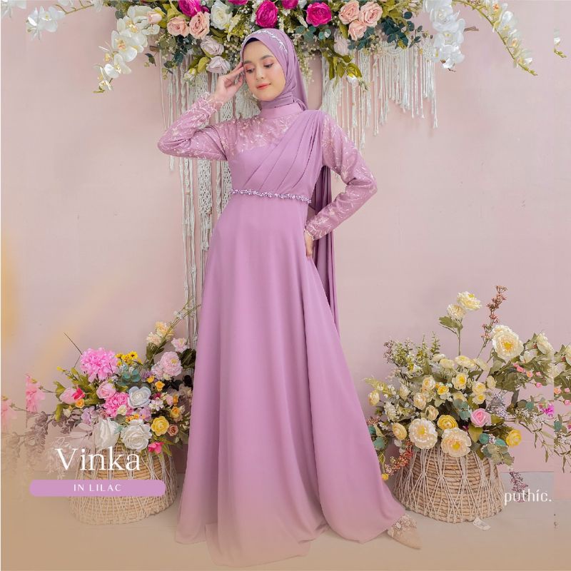 DRESS KONDANGAN / GAUN KONDANGAN / GAUN PESTA / GAUN MUSLIMAH